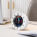 Native Indian Woman Portrait Print Alarm Clock