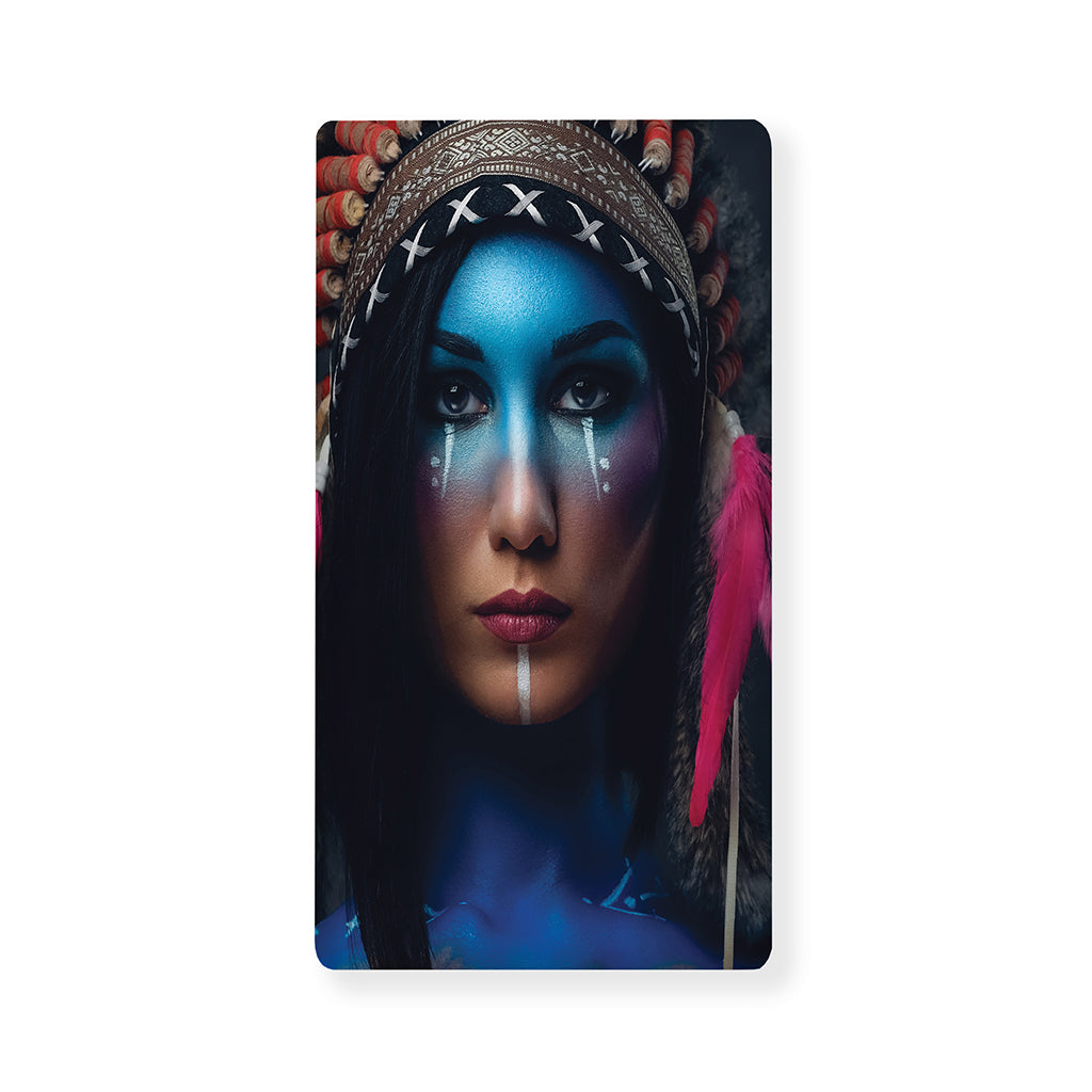 Native Indian Woman Portrait Print Baby Crib Sheet
