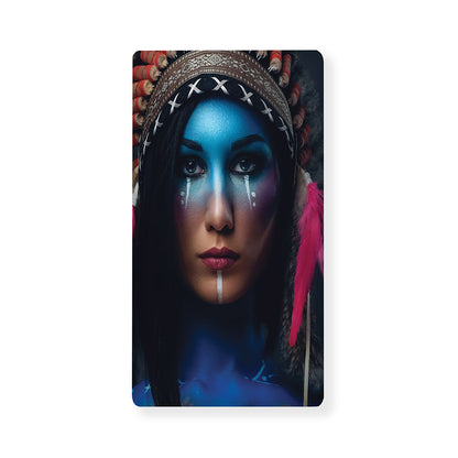 Native Indian Woman Portrait Print Baby Crib Sheet