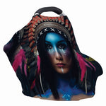 Native Indian Woman Portrait Print Baby Seat Cover