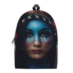 Native Indian Woman Portrait Print Backpack