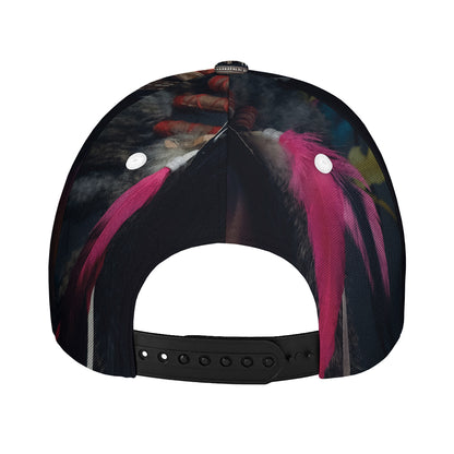 Native Indian Woman Portrait Print Baseball Cap