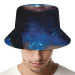Native Indian Woman Portrait Print Bucket Hat