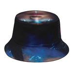 Native Indian Woman Portrait Print Bucket Hat