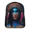 Native Indian Woman Portrait Print Casual Backpack