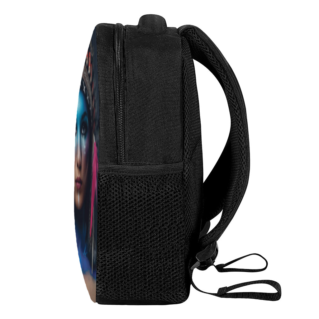 Native Indian Woman Portrait Print Casual Backpack