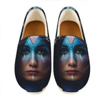Native Indian Woman Portrait Print Casual Shoes