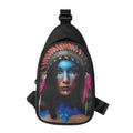 Native Indian Woman Portrait Print Sling Bag