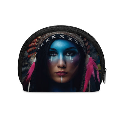 Native Indian Woman Portrait Print Coin Purse