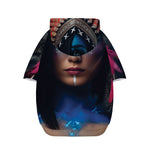 Native Indian Woman Portrait Print Dog Zip Up Hoodie