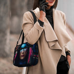 Native Indian Woman Portrait Print Double Strap Bible Bag