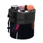 Native Indian Woman Portrait Print Drawstring Makeup Bag