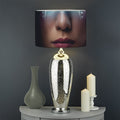 Native Indian Woman Portrait Print Drum Lamp Shade