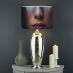 Native Indian Woman Portrait Print Drum Lamp Shade