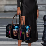 Native Indian Woman Portrait Print Duffle Bag