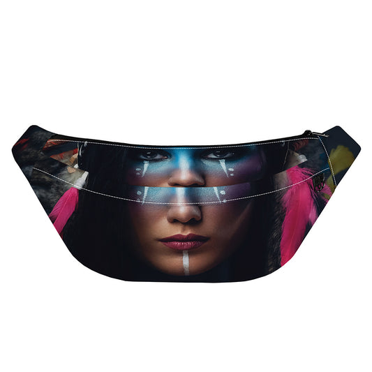 Native Indian Woman Portrait Print Fanny Pack