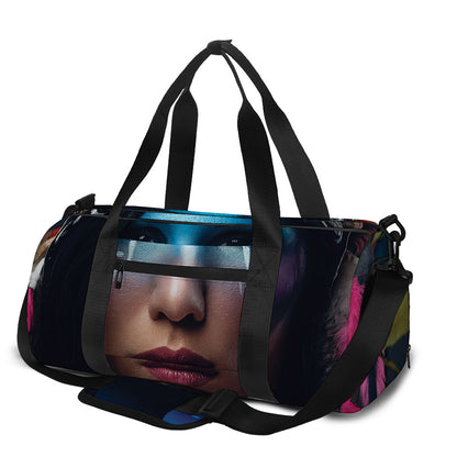 Native Indian Woman Portrait Print Gym Bag