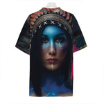 Native Indian Woman Portrait Print Hawaiian Shirt