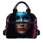 Native Indian Woman Portrait Print Insulated Lunch Bag