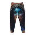 Native Indian Woman Portrait Print Jogger Pants