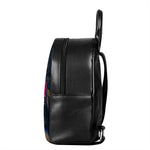 Native Indian Woman Portrait Print Leather Backpack