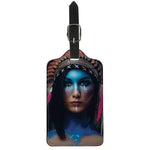 Native Indian Woman Portrait Print Luggage Tag