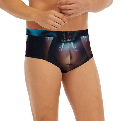 Native Indian Woman Portrait Print Men's Briefs