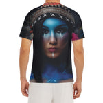 Native Indian Woman Portrait Print Men's Short Sleeve Rash Guard