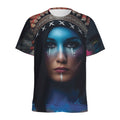 Native Indian Woman Portrait Print Men's Athletic T-Shirt