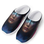 Native Indian Woman Portrait Print Mesh Casual Shoes