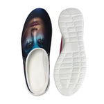 Native Indian Woman Portrait Print Mesh Casual Shoes