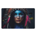 Native Indian Woman Portrait Print Polyester Doormat