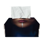 Native Indian Woman Portrait Print Rectangle Tissue Box Cover