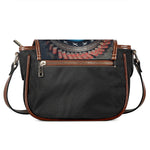 Native Indian Woman Portrait Print Saddle Bag