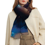 Native Indian Woman Portrait Print Scarf