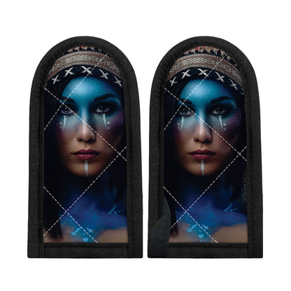 Native Indian Woman Portrait Print Skillet Handle Cover