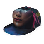 Native Indian Woman Portrait Print Snapback Cap