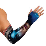 Native Indian Woman Portrait Print Sun Protection Arm Sleeves
