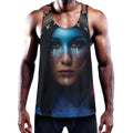Native Indian Woman Portrait Print Men's Workout Tank Top
