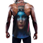 Native Indian Woman Portrait Print Training Tank Top
