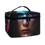 Native Indian Woman Portrait Print Travel Makeup Bag