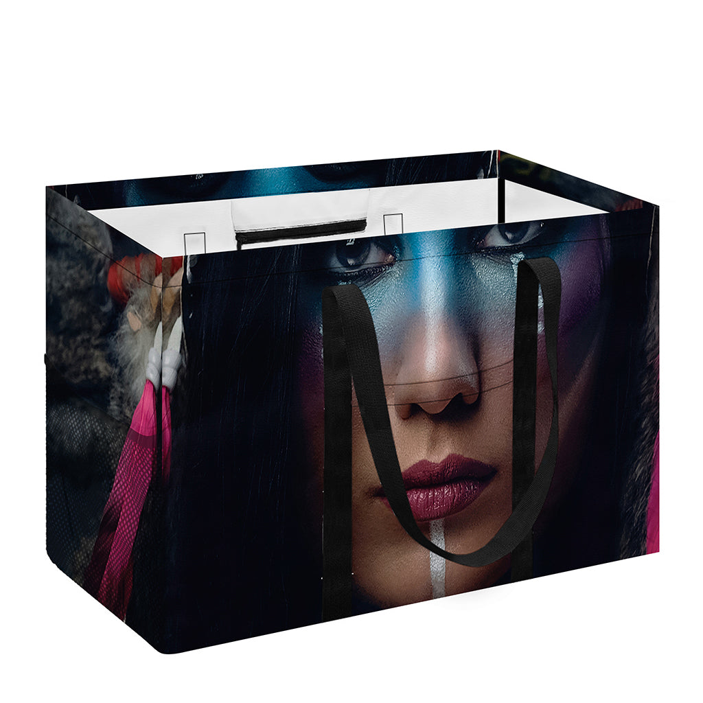 Native Indian Woman Portrait Print Utility Tote Bag