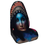 Native Indian Woman Portrait Print Waterproof Car Seat Cover