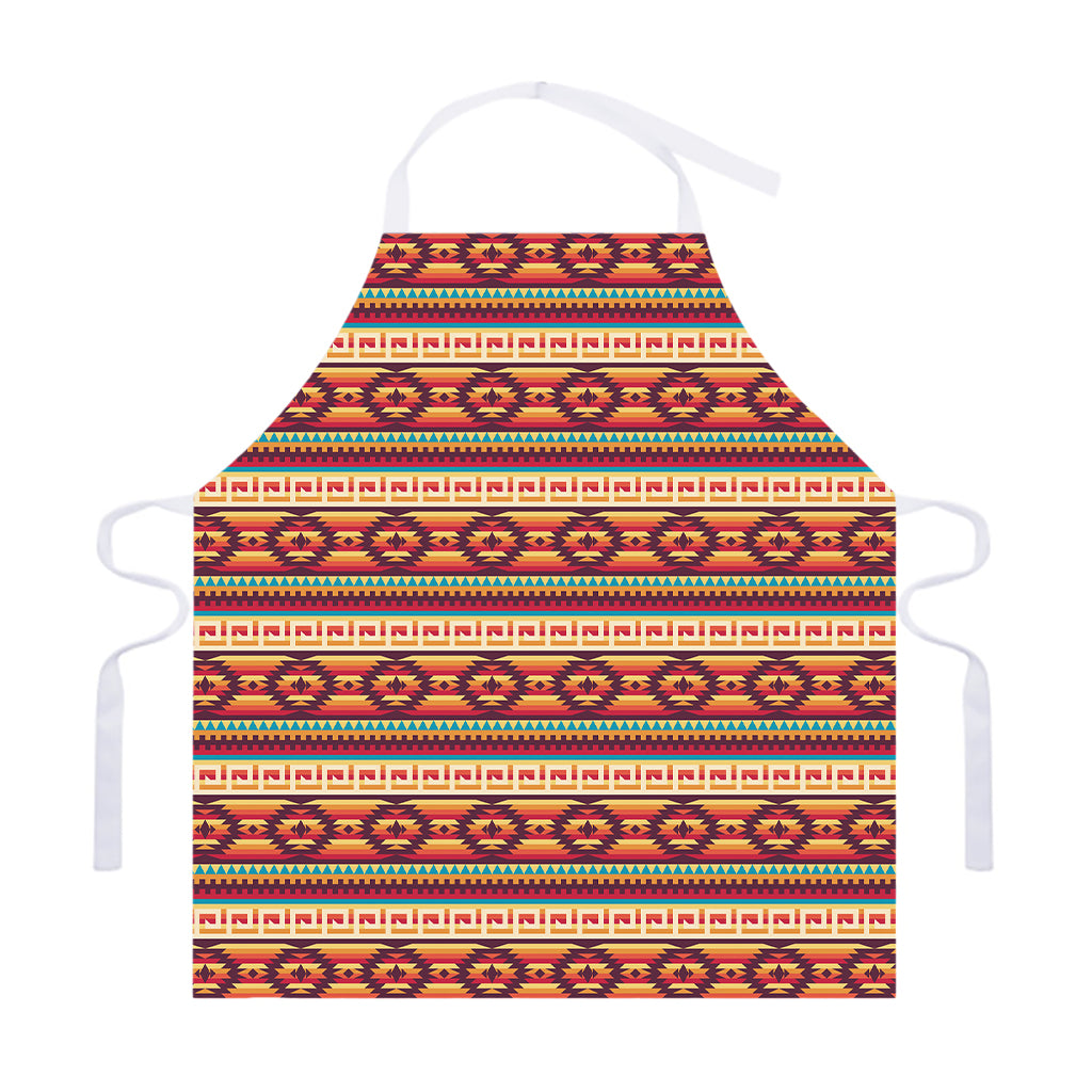 Native Inspired Pattern Print Adjustable Apron