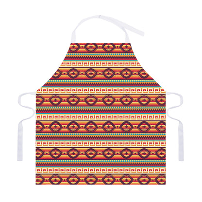 Native Inspired Pattern Print Adjustable Apron