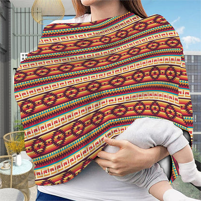 Native Inspired Pattern Print Baby Seat Cover