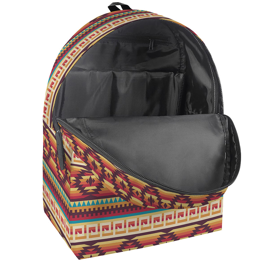 Native Inspired Pattern Print Backpack