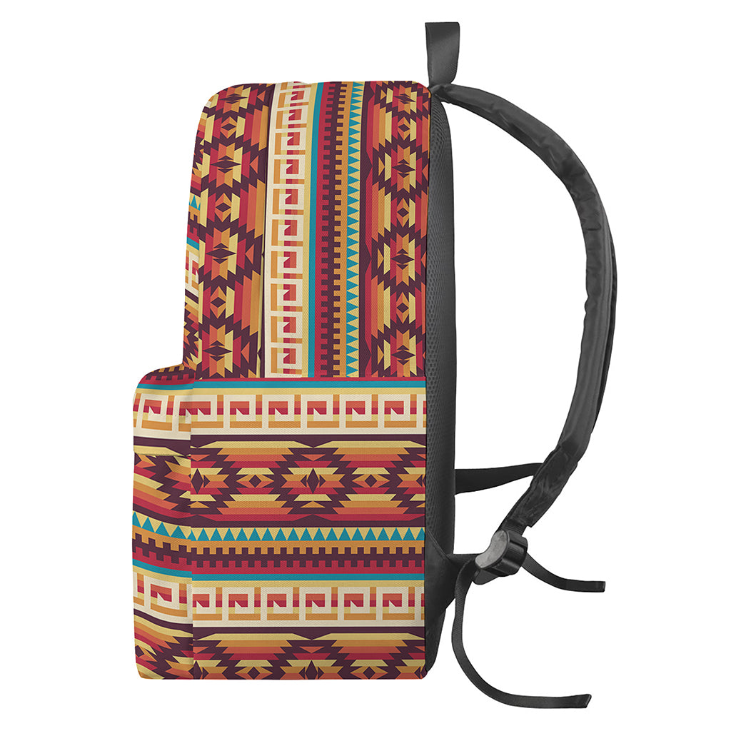 Native Inspired Pattern Print Backpack