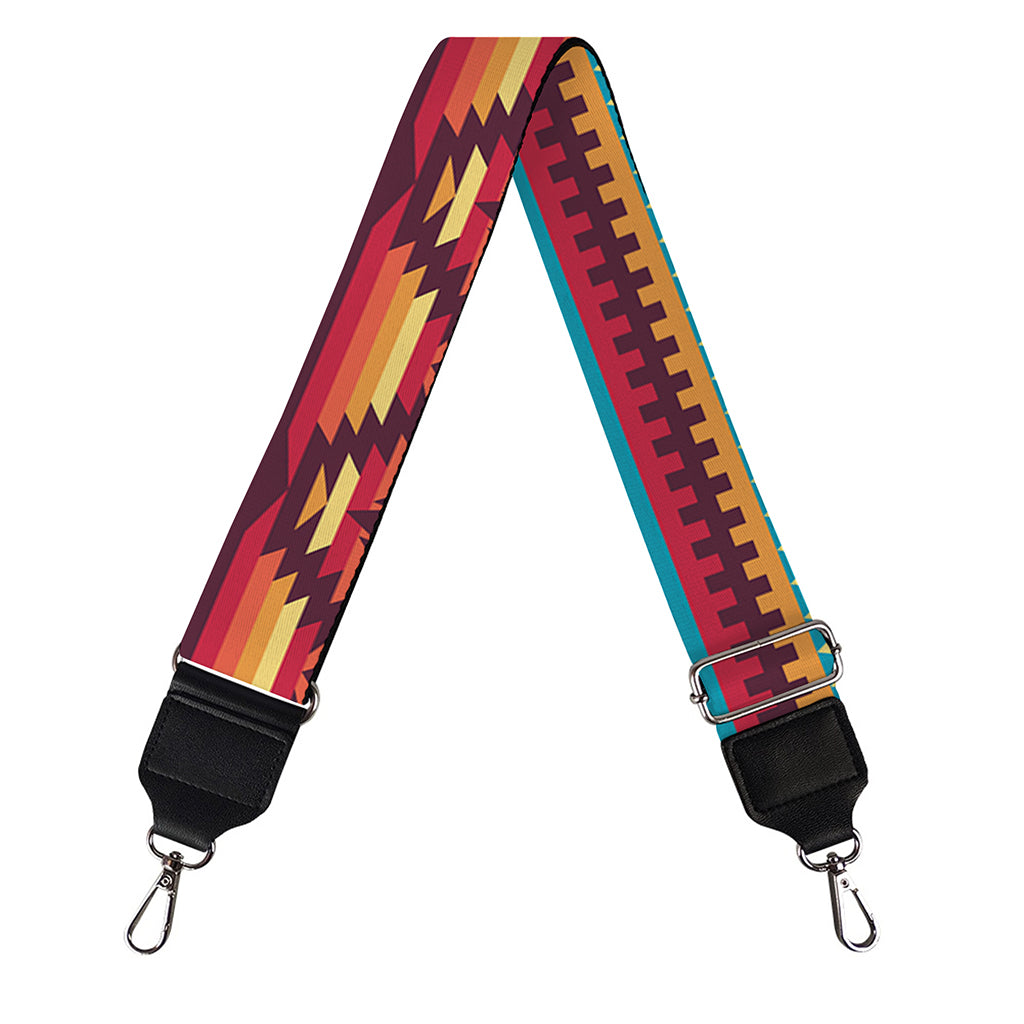 Native Inspired Pattern Print Bag Strap