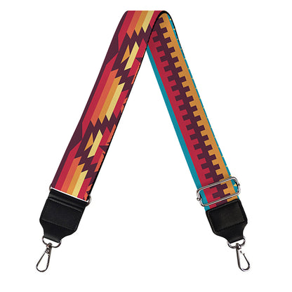 Native Inspired Pattern Print Bag Strap